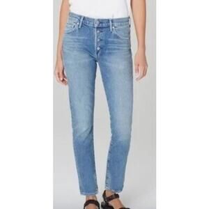 Citizens of Humanity Cigarette Skyla Mid Rise Slim Ankle Jeans Size 29 Denim COH